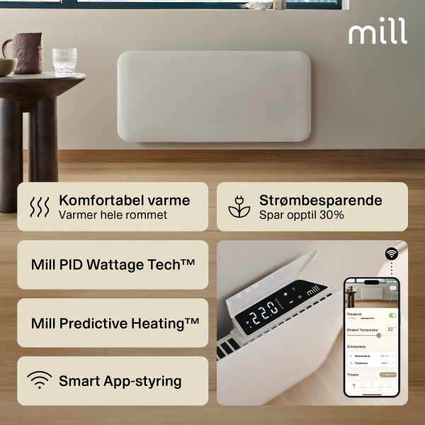 Mill Invisible Smart WiFi Panel Heater 1500W Gen. 4 - Image 5