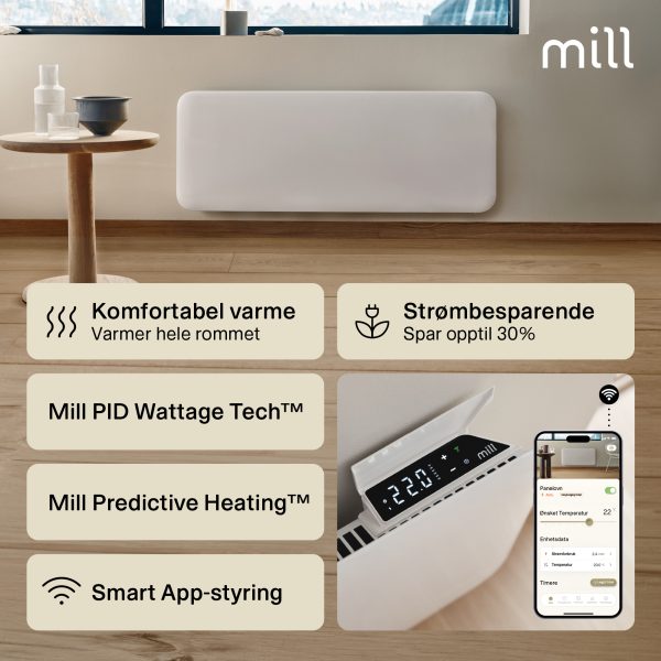 Mill Invisible Smart WiFi Panel Heater 2000W Gen. 4 - Image 4
