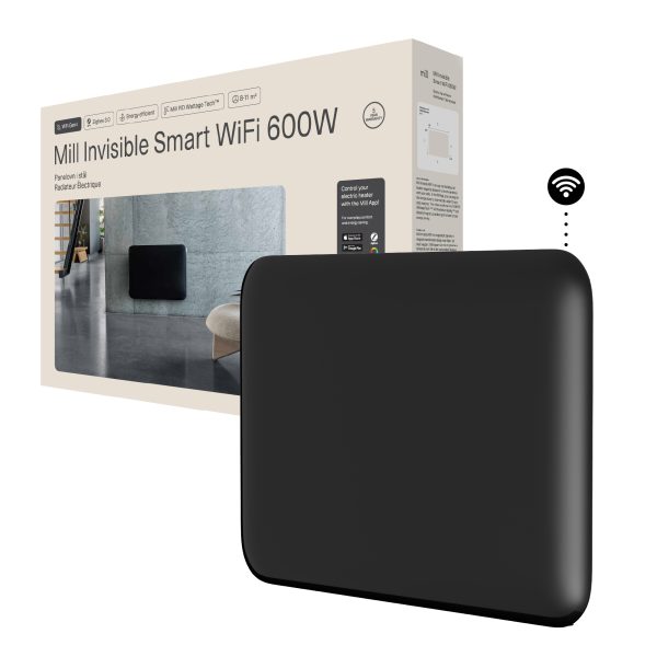 Mill Invisible Smart WiFi Panel Heater 600W Black Gen. 4 - Image 6