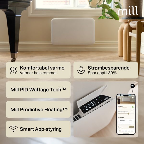 Mill Invisible Smart WiFi Panel Heater 600W Gen. 4 - Image 8