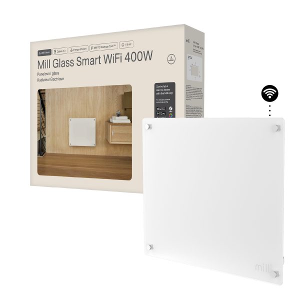 Mill Glass Smart WiFi Panel Heater 400W Gen. 4 - Image 4