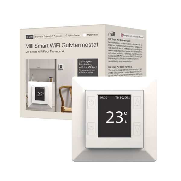 Mill Smart WiFi Floor Thermostat White - Image 5