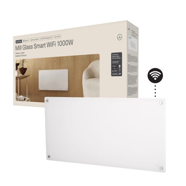 Mill Glass Smart WiFi Panel Heater 1000W Gen. 4 - Image 5