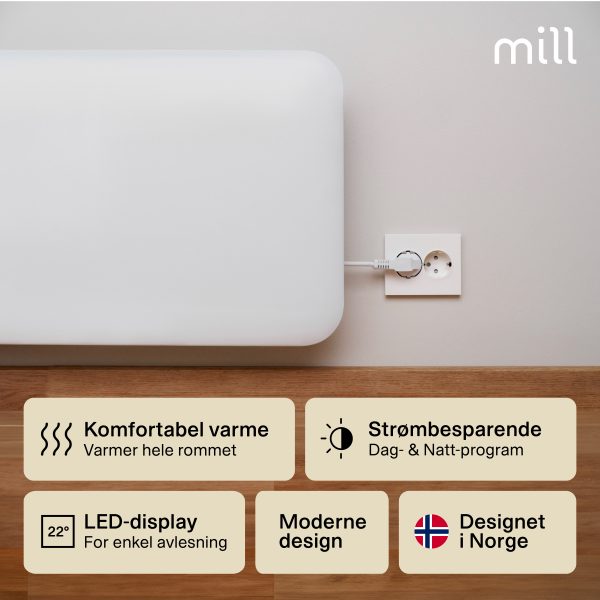 Mill Invisible panel heater 1300W - Image 3